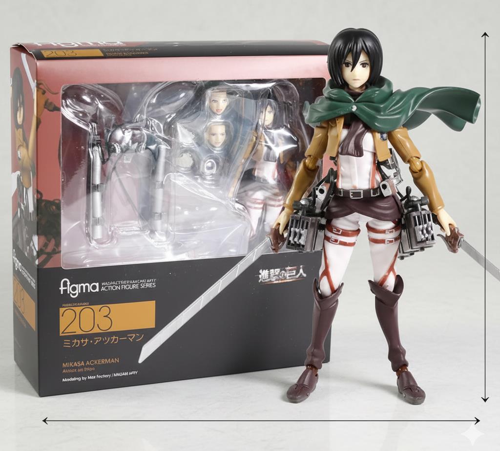 Mikasa Ackerman — Figma Articulated — Attack on Titan collectible figure